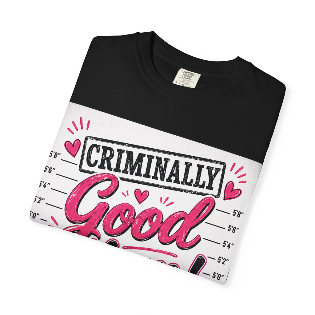 Personalized Photo Criminally Good Mom T-Shirt