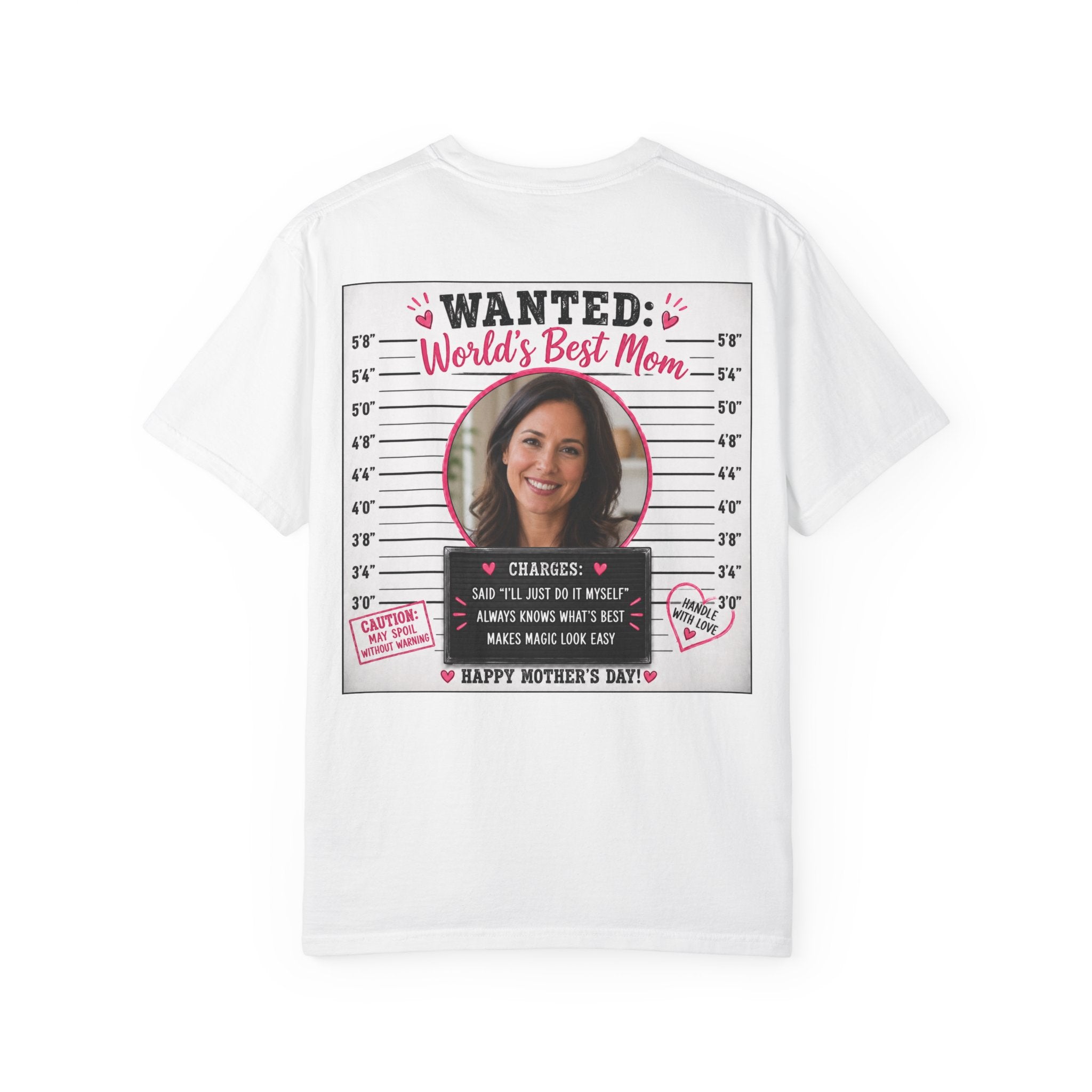 Personalized Photo Criminally Good Mom T-Shirt