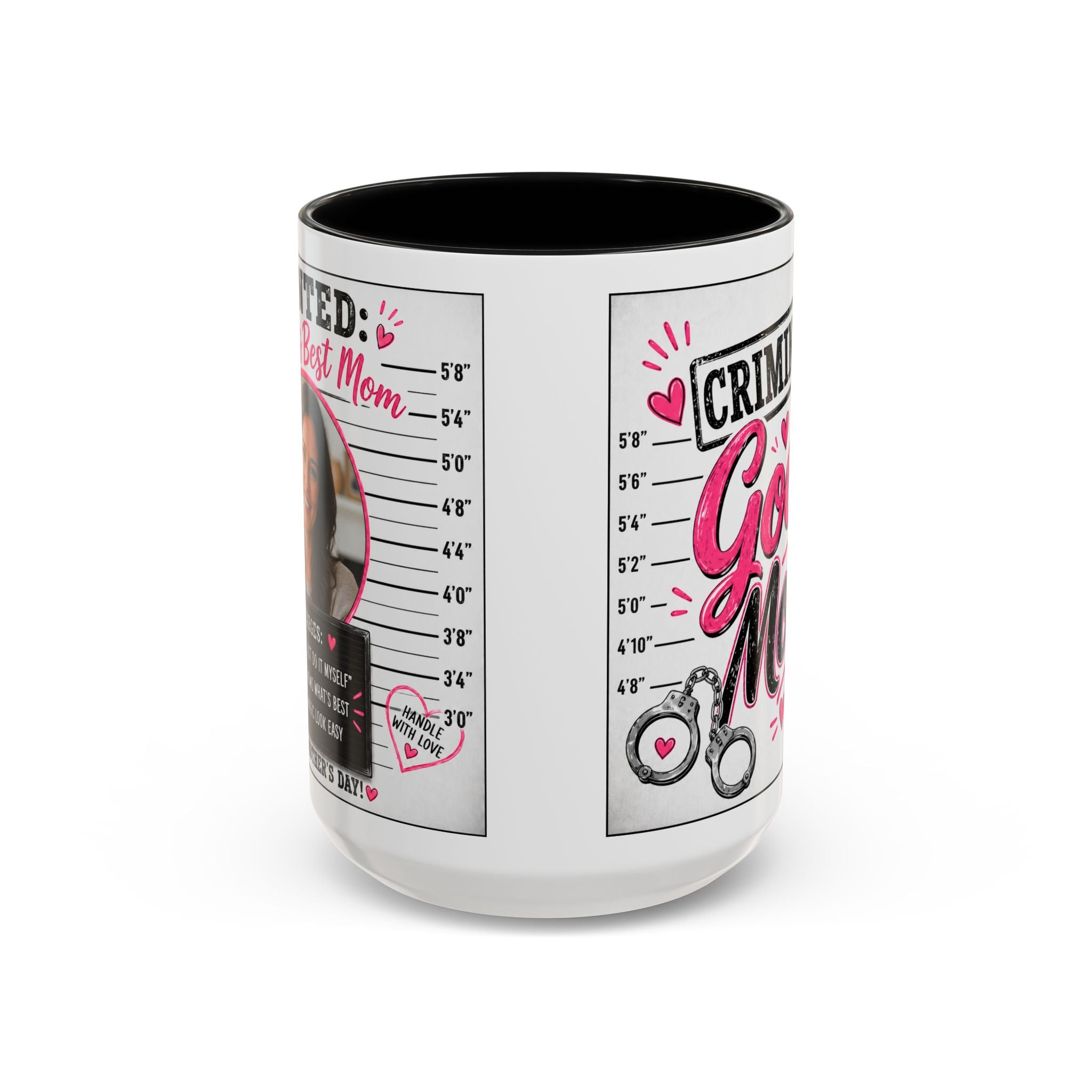 Personalized "Wanted World's Best Mom" Accent Coffee Mug — Custom Photo Mother's Day Gift