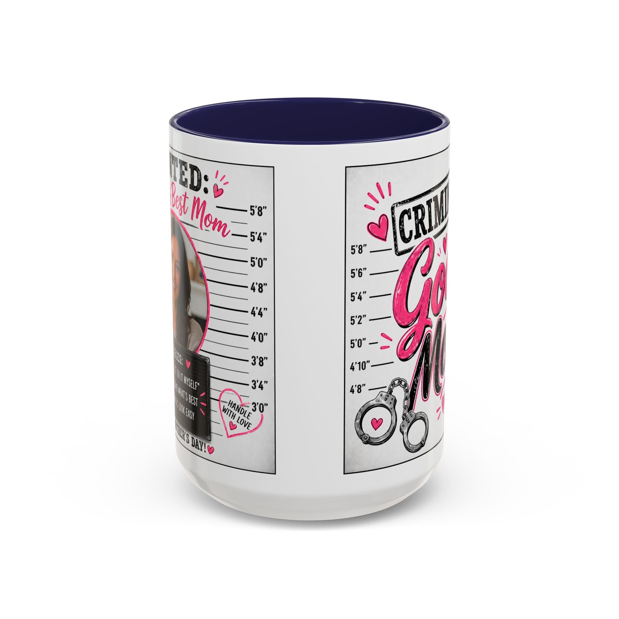 Personalized "Wanted World's Best Mom" Accent Coffee Mug — Custom Photo Mother's Day Gift