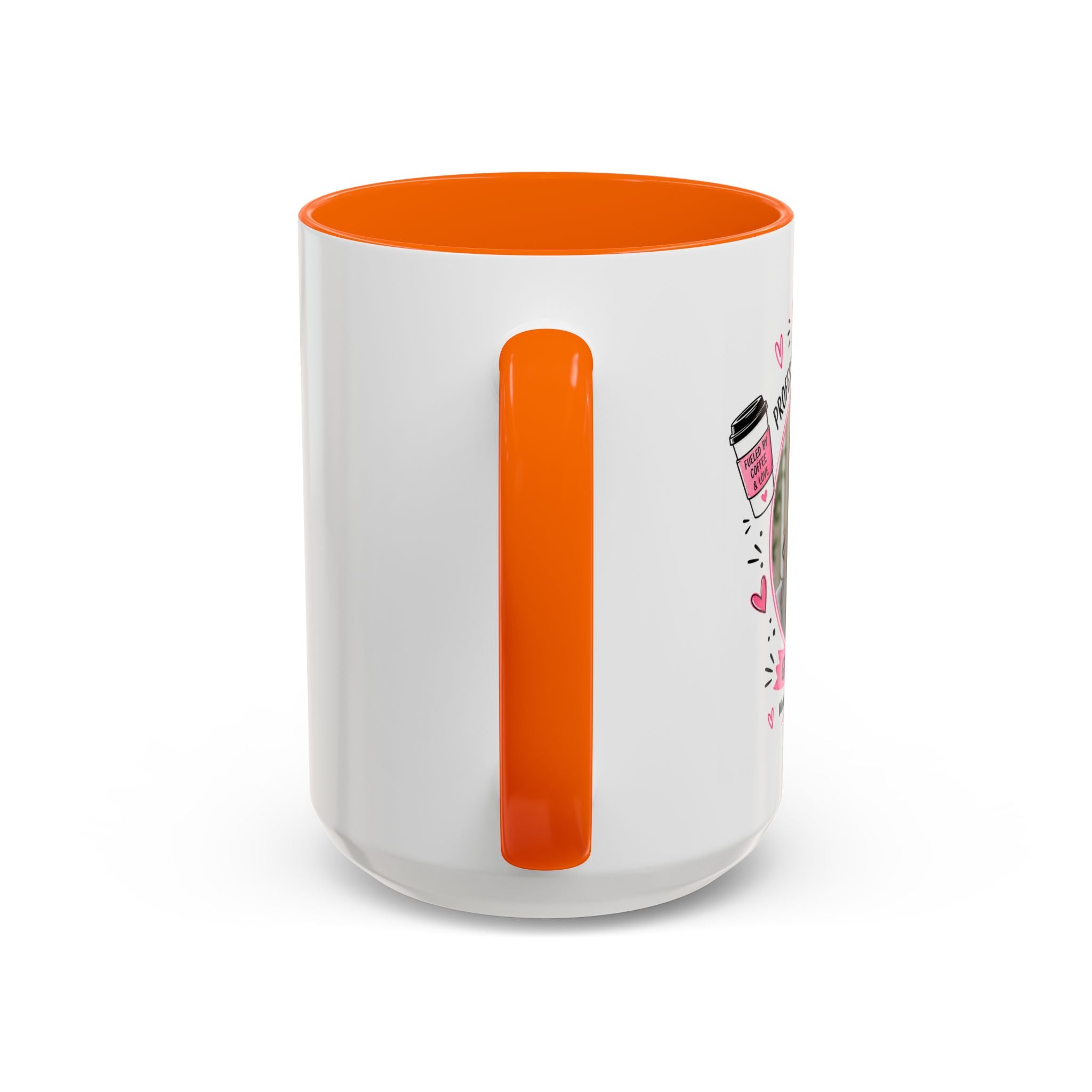 Personalized 'Professional Mom' Accent Coffee Mug — Custom Photo Mother's Day Gift (11/15oz)
