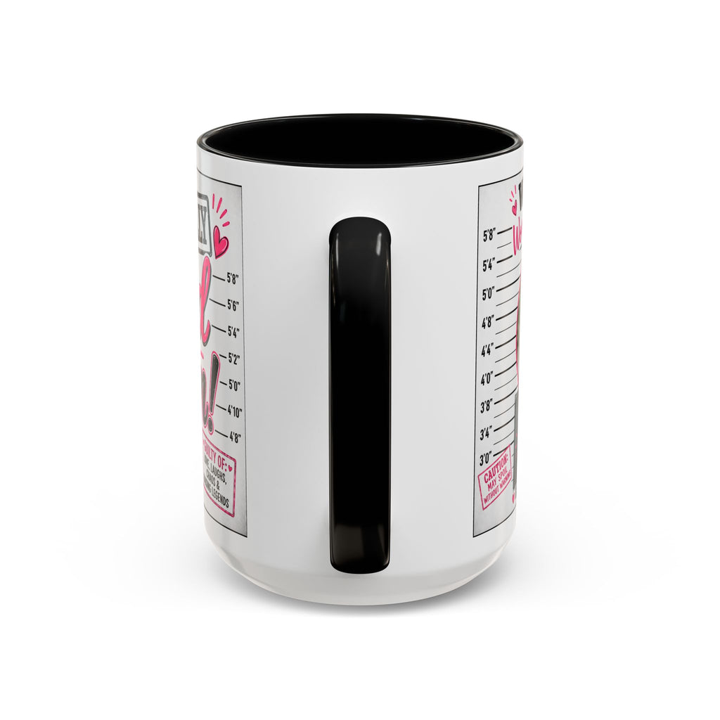 Personalized "Wanted World's Best Mom" Accent Coffee Mug — Custom Photo Mother's Day Gift