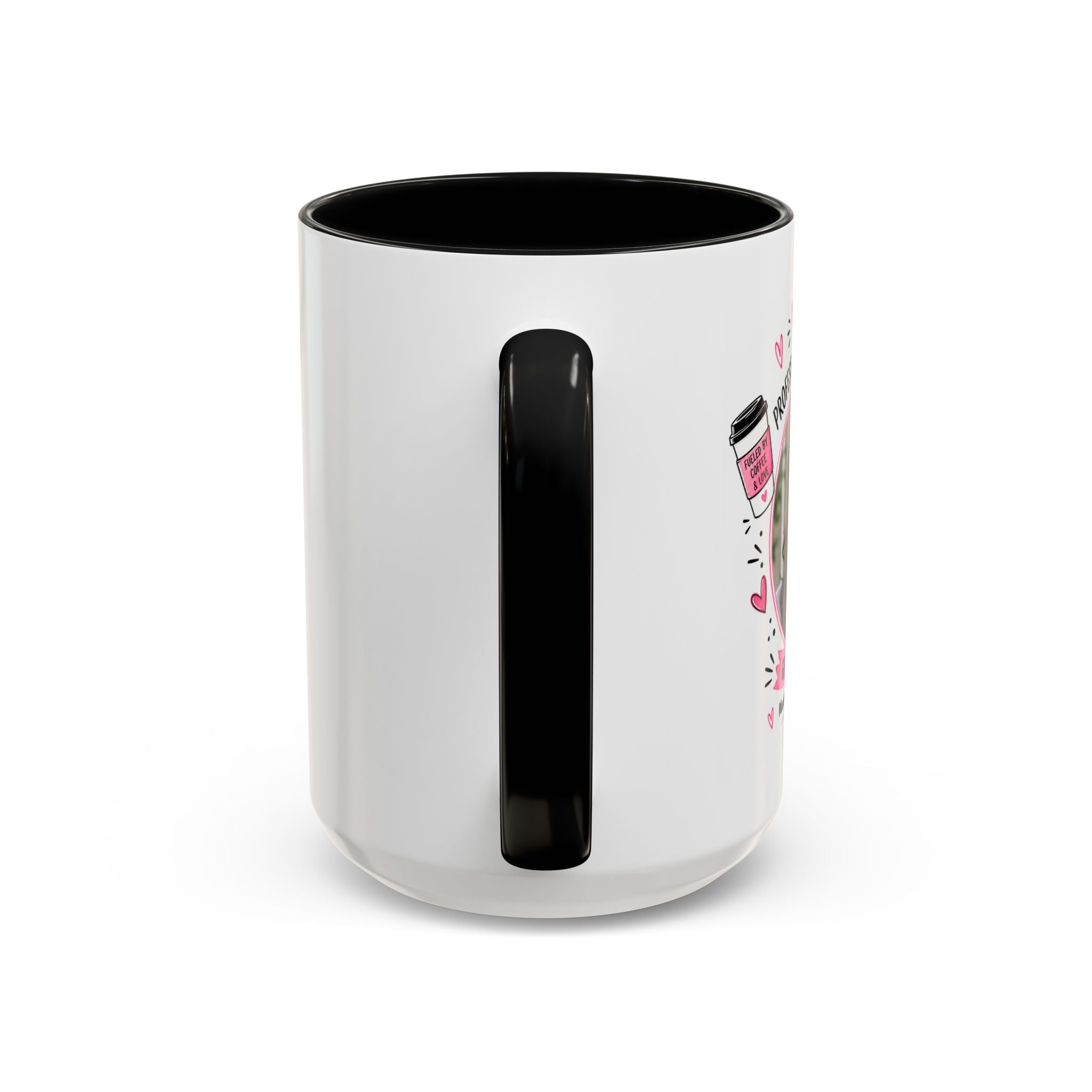 Personalized 'Professional Mom' Accent Coffee Mug — Custom Photo Mother's Day Gift (11/15oz)