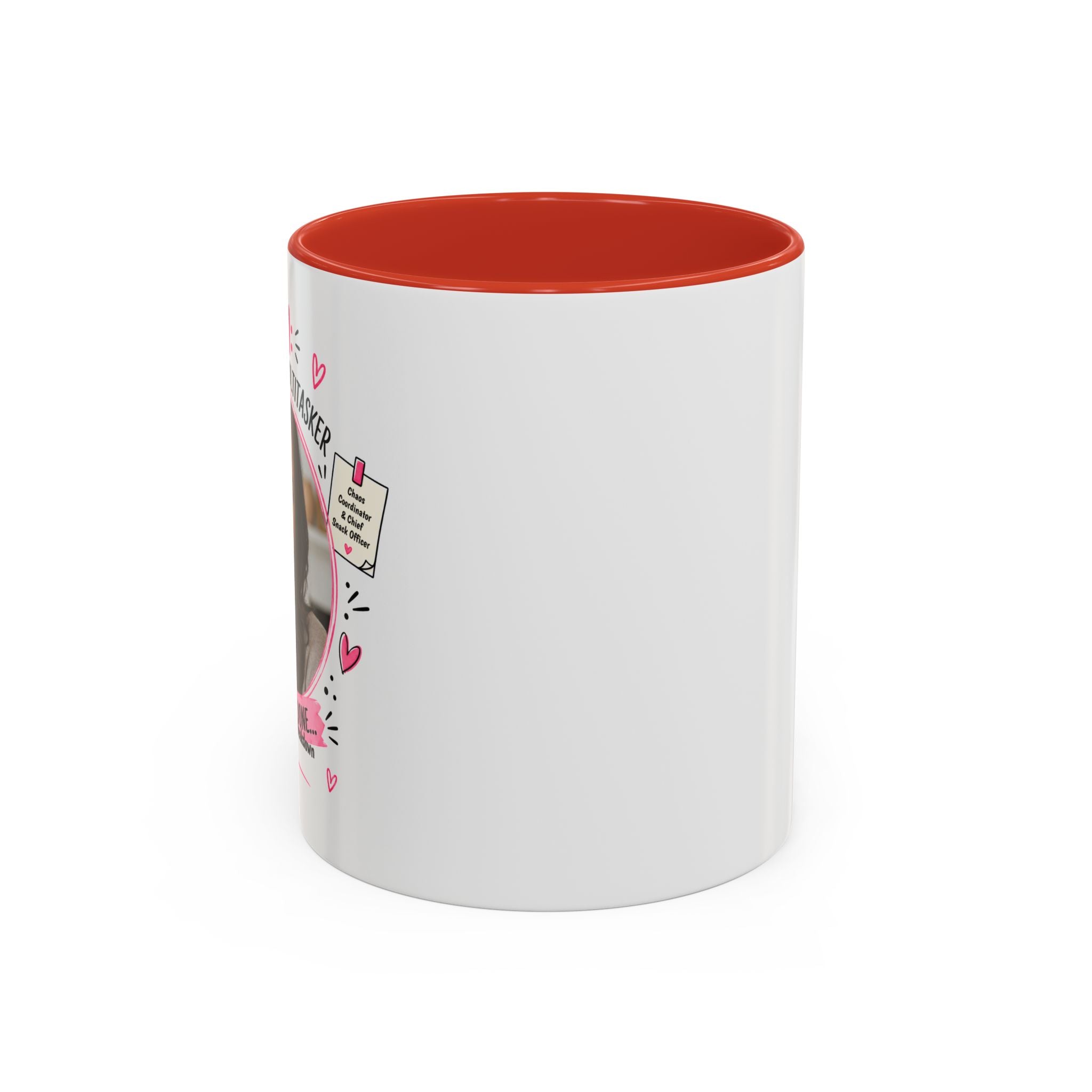 Personalized 'Professional Mom' Accent Coffee Mug — Custom Photo Mother's Day Gift (11/15oz)