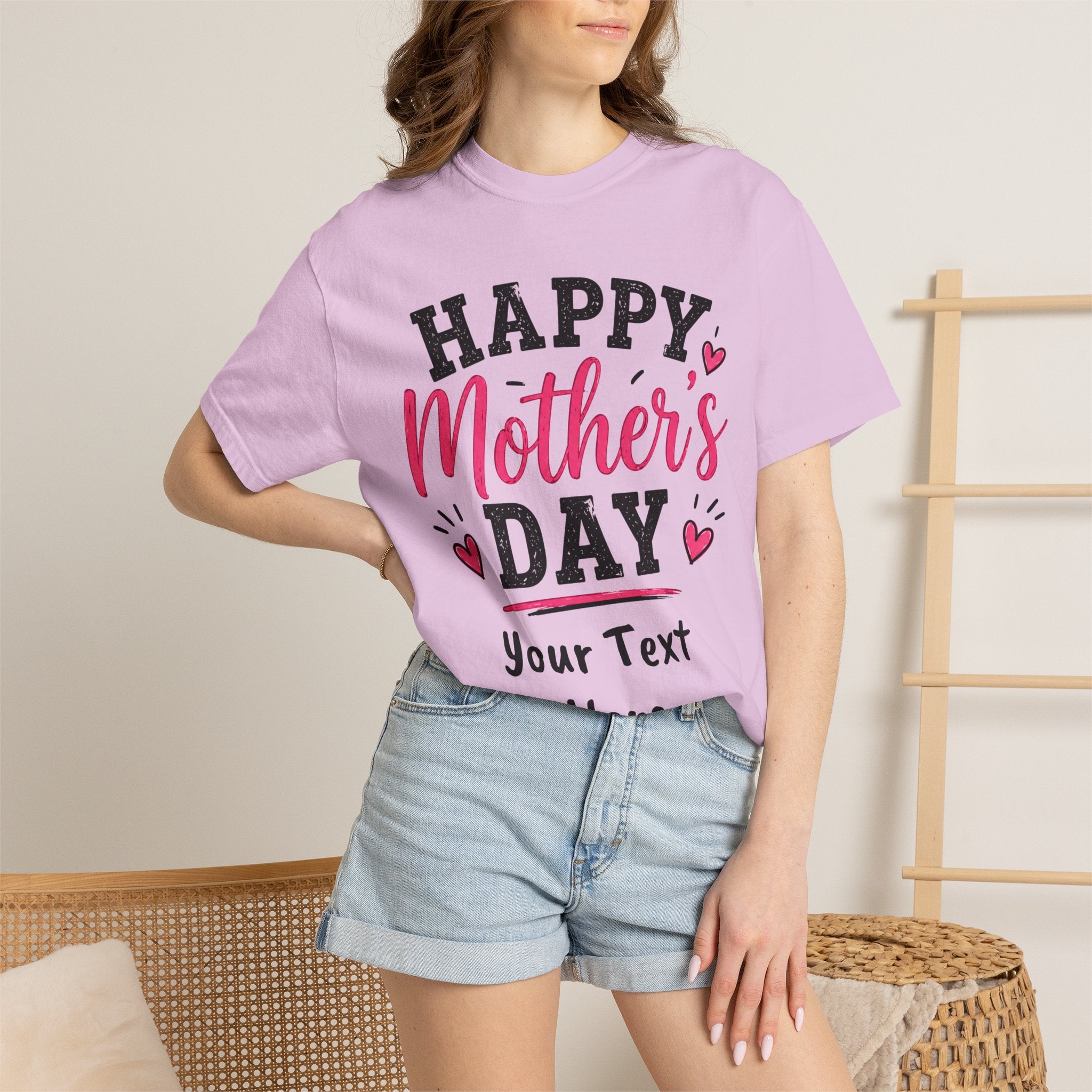 Personalized Text Mother's Day T-Shirt