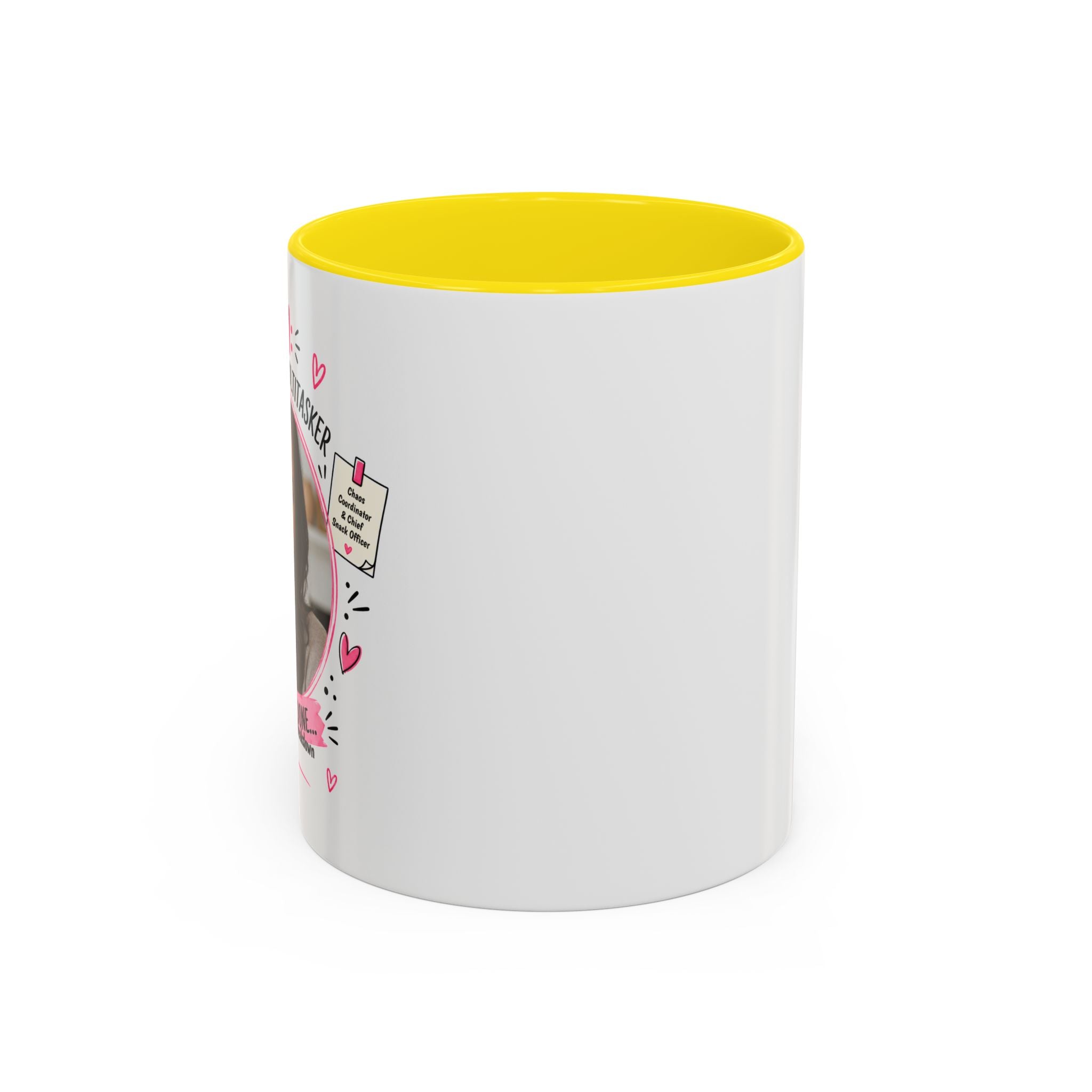 Personalized 'Professional Mom' Accent Coffee Mug — Custom Photo Mother's Day Gift (11/15oz)