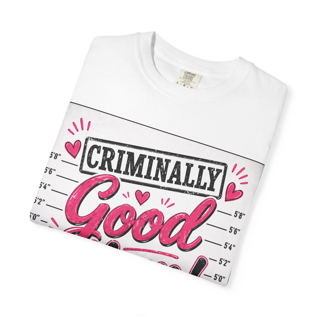 Personalized Photo Criminally Good Mom T-Shirt