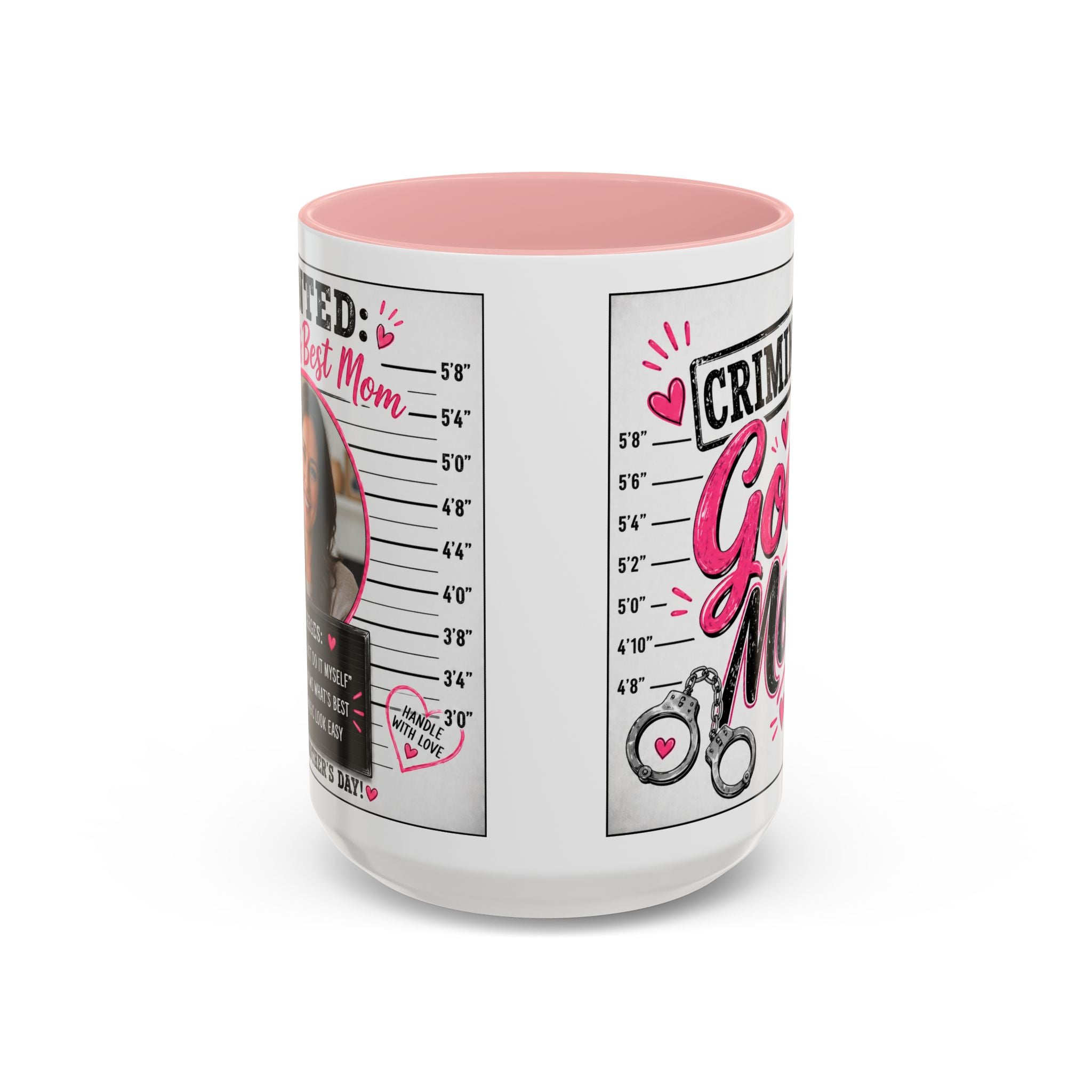 Personalized "Wanted World's Best Mom" Accent Coffee Mug — Custom Photo Mother's Day Gift