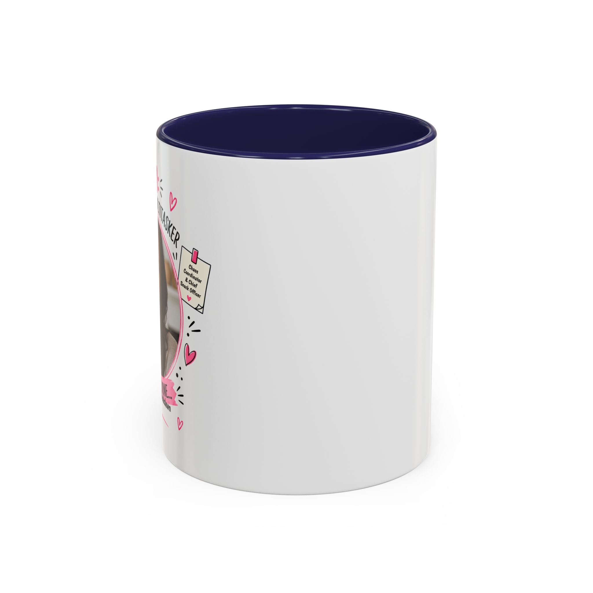 Personalized 'Professional Mom' Accent Coffee Mug — Custom Photo Mother's Day Gift (11/15oz)