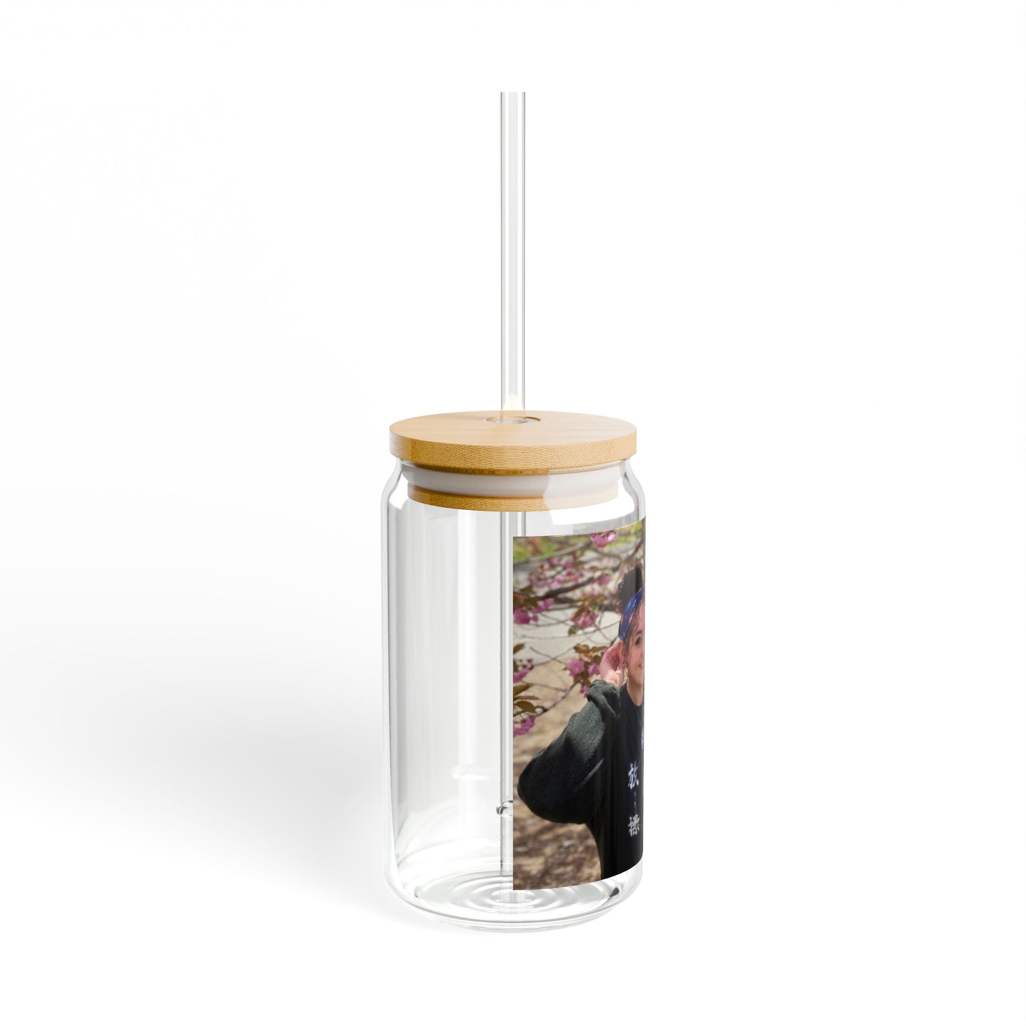 Personalized Photo Sipper Glass, 16oz
