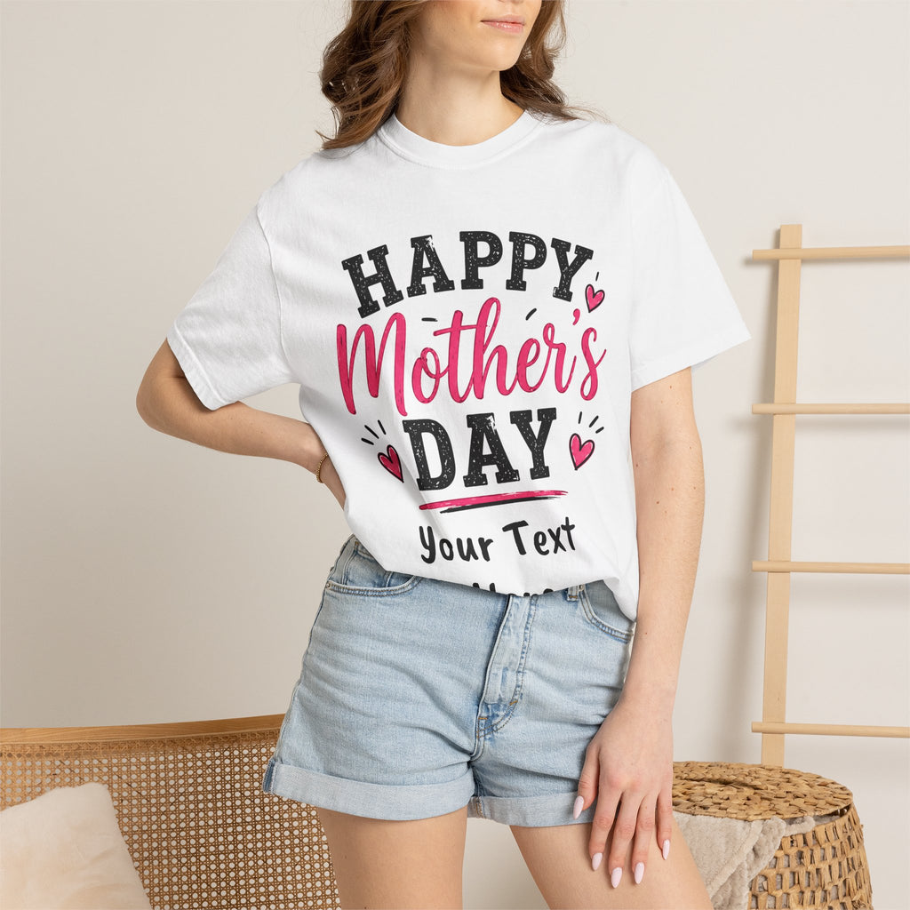 Personalized Text Mother's Day T-Shirt