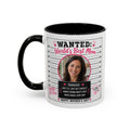 Personalized "Wanted World's Best Mom" Accent Coffee Mug — Custom Photo Mother's Day Gift