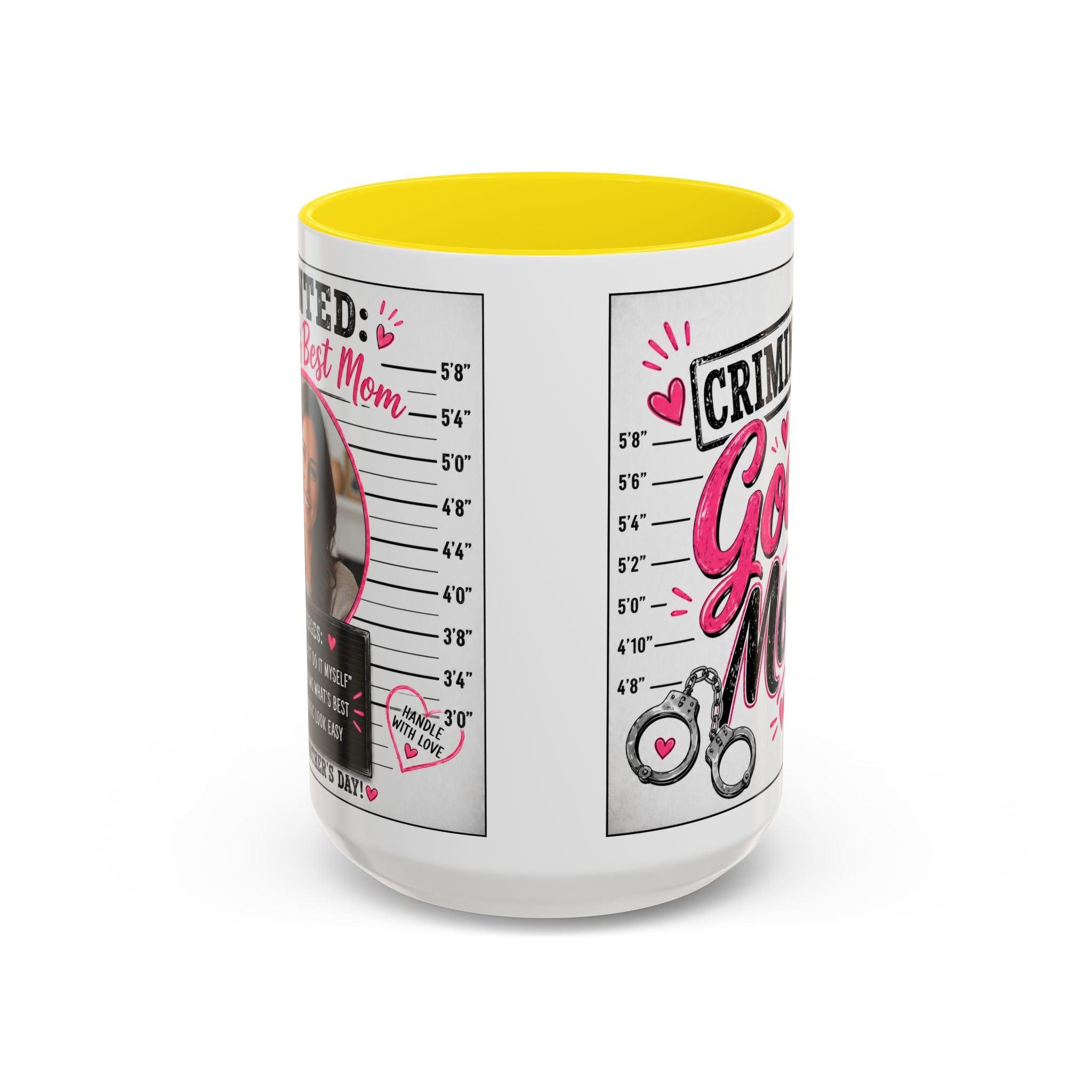 Personalized "Wanted World's Best Mom" Accent Coffee Mug — Custom Photo Mother's Day Gift
