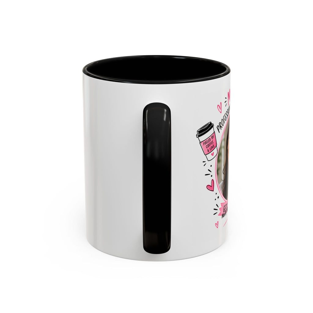 Personalized 'Professional Mom' Accent Coffee Mug — Custom Photo Mother's Day Gift (11/15oz)