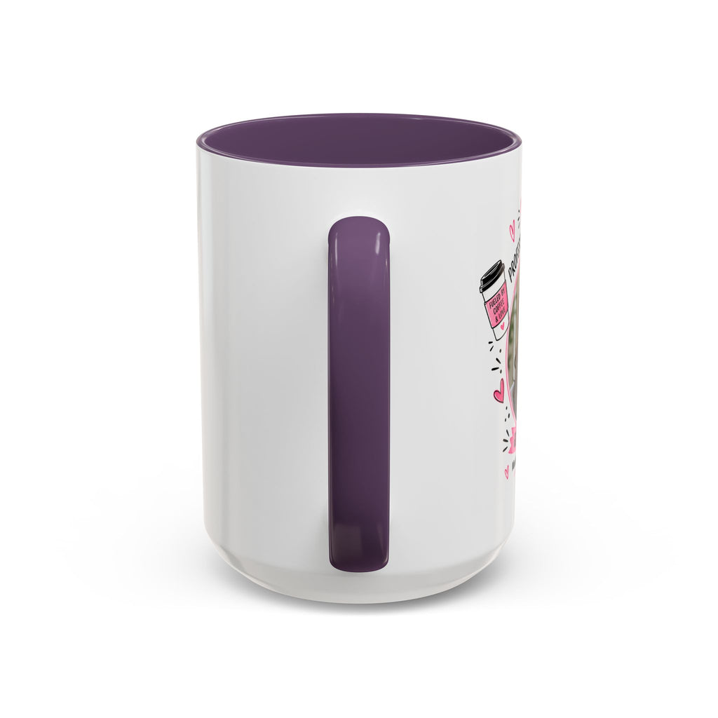 Personalized 'Professional Mom' Accent Coffee Mug — Custom Photo Mother's Day Gift (11/15oz)