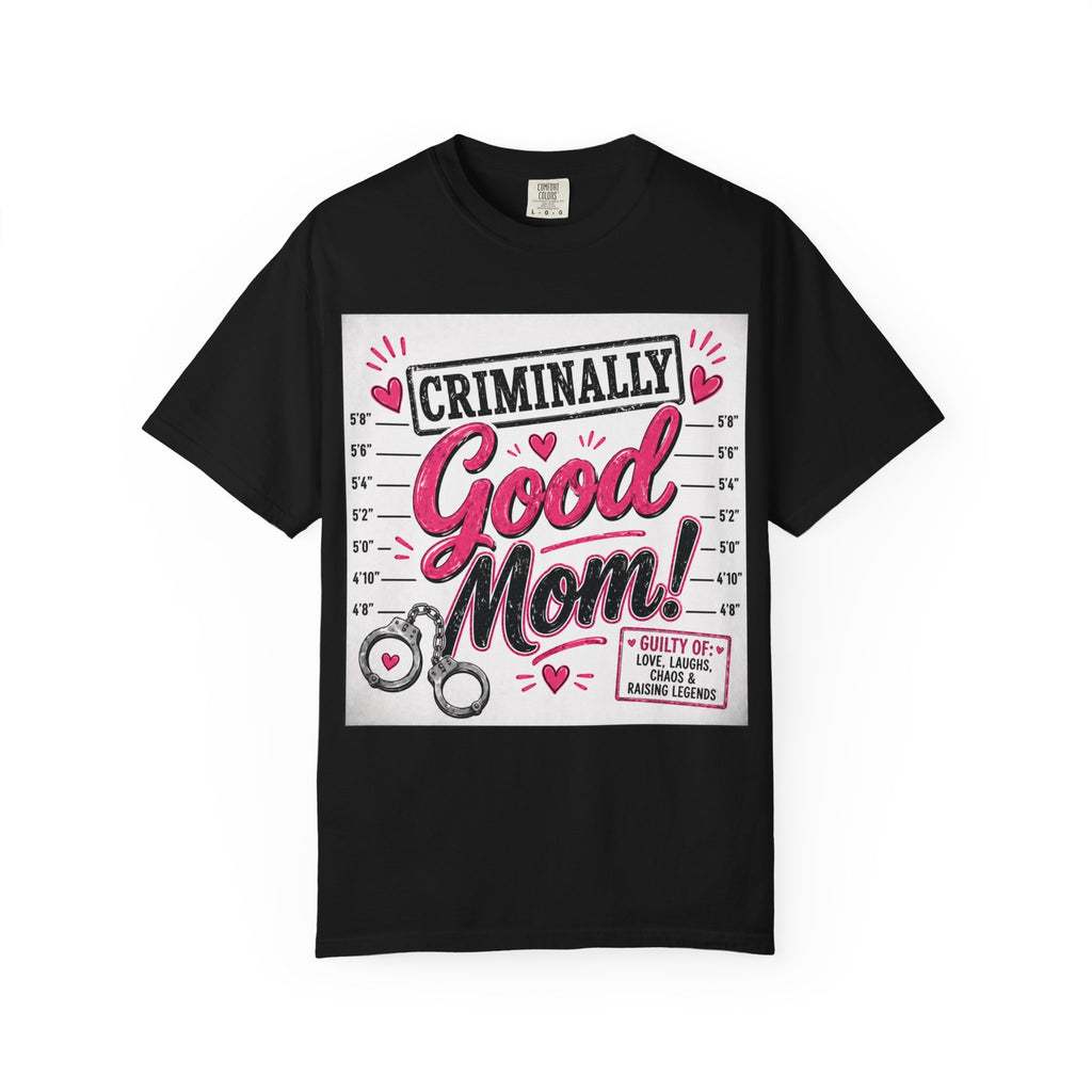 Personalized Photo Criminally Good Mom T-Shirt