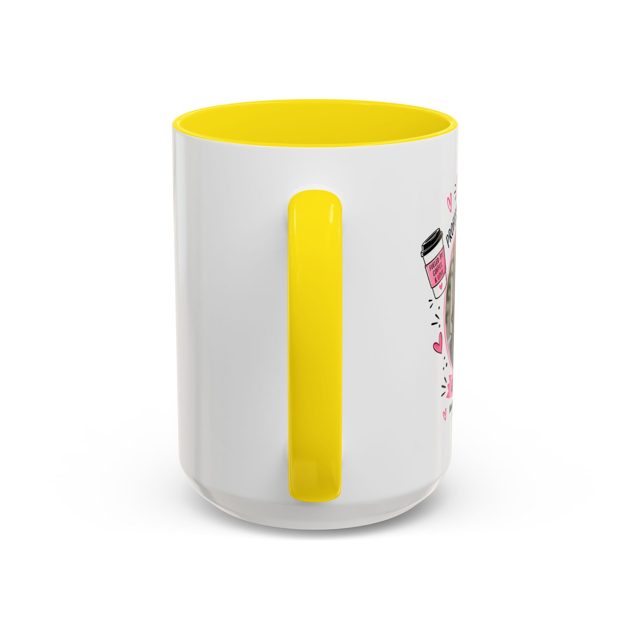 Personalized 'Professional Mom' Accent Coffee Mug — Custom Photo Mother's Day Gift (11/15oz)