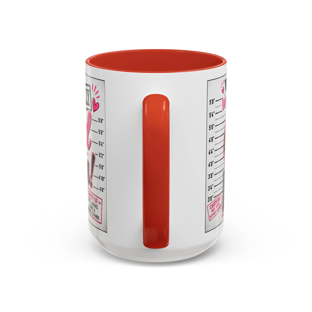 Personalized "Wanted World's Best Mom" Accent Coffee Mug — Custom Photo Mother's Day Gift