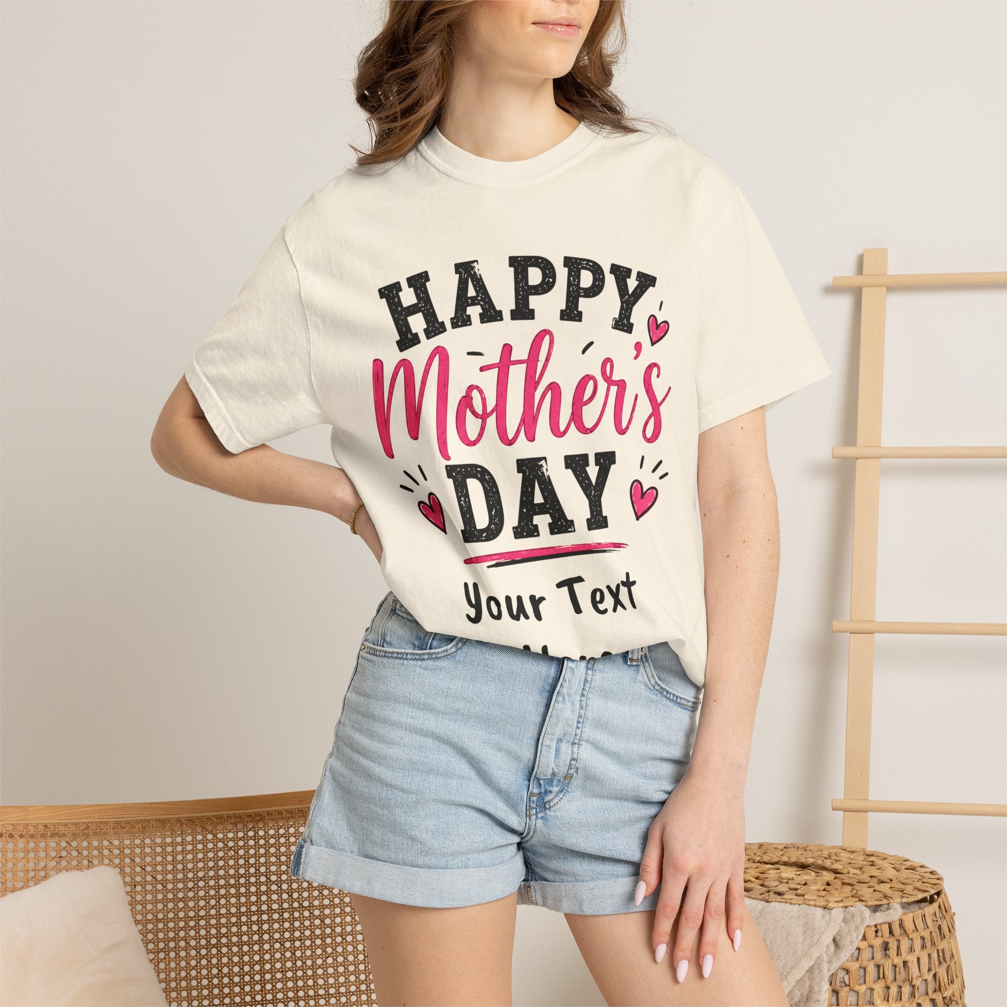 Personalized Text Mother's Day T-Shirt