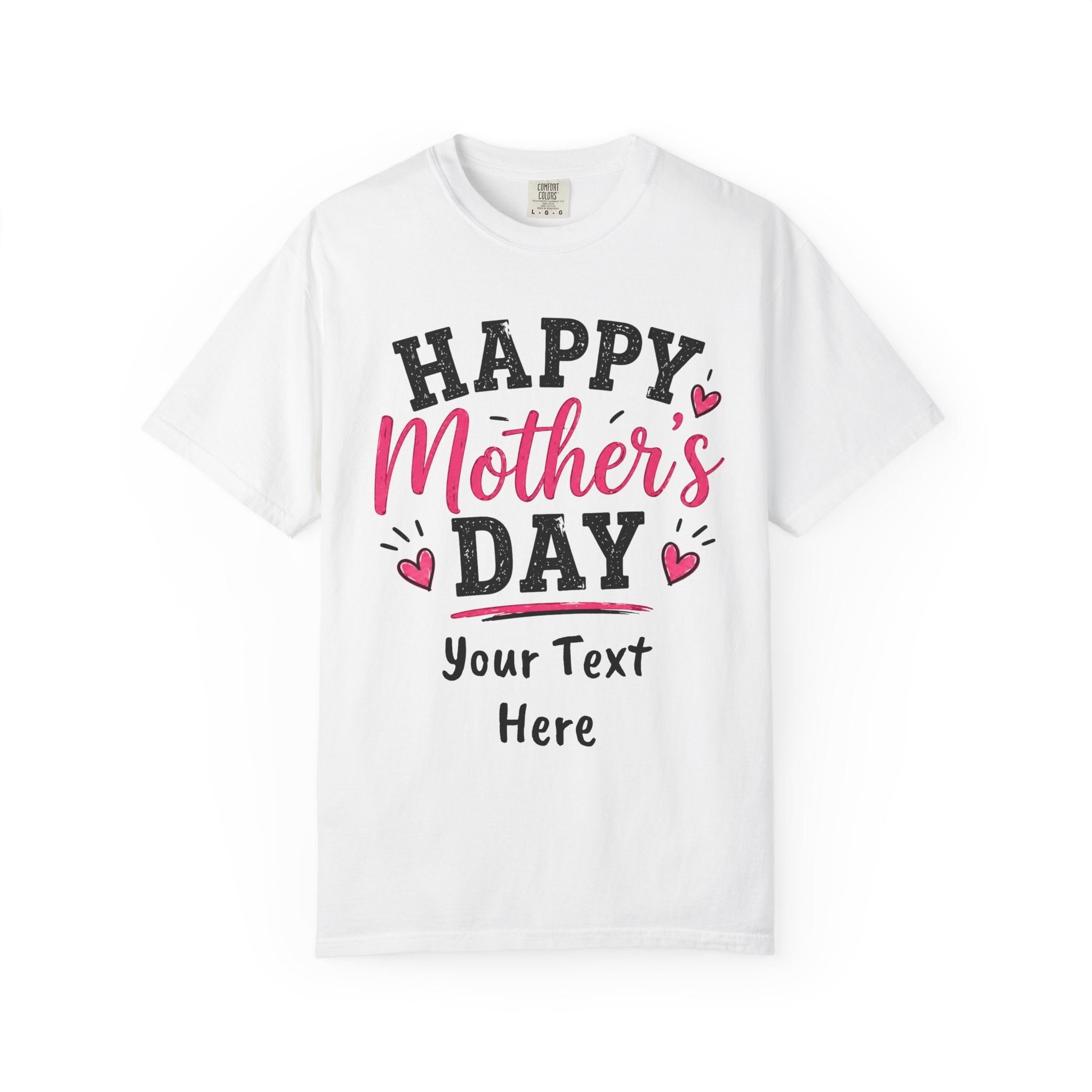 Personalized Text Mother's Day T-Shirt
