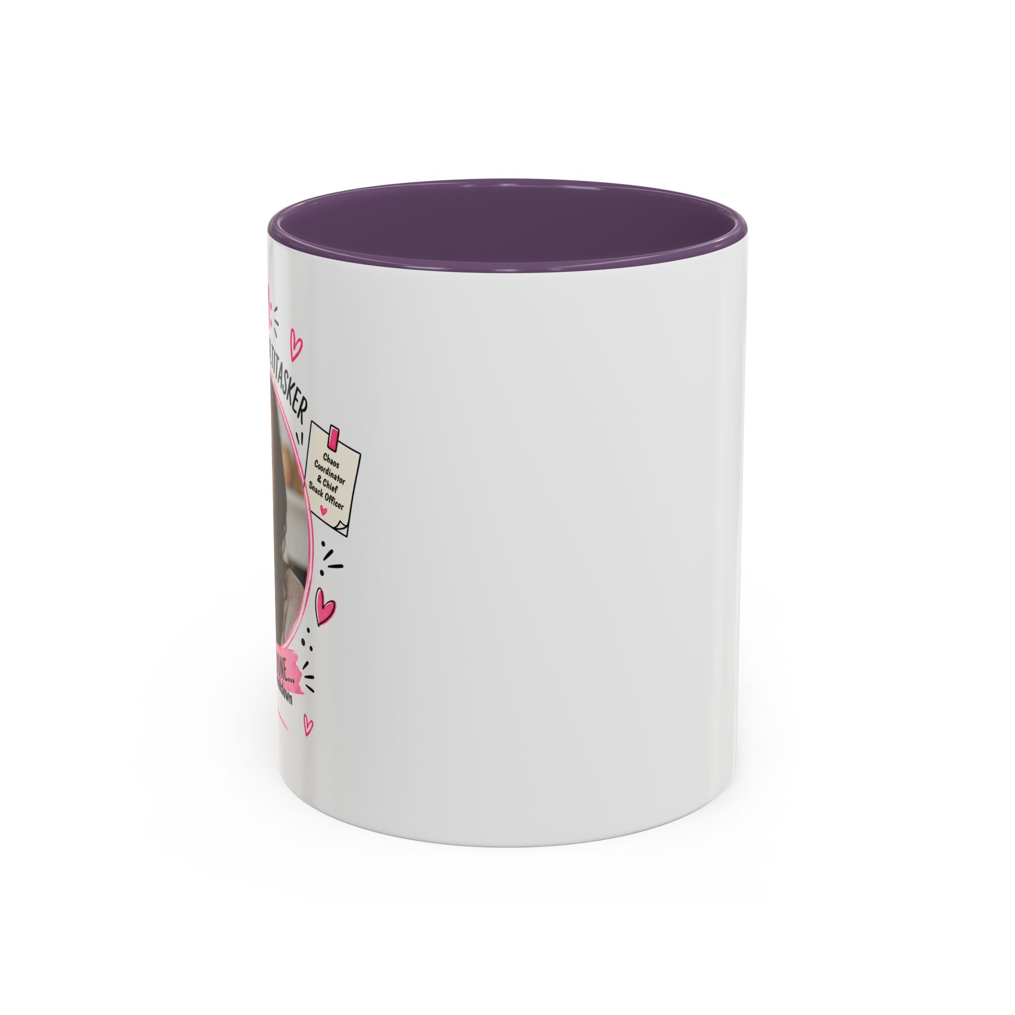 Personalized 'Professional Mom' Accent Coffee Mug — Custom Photo Mother's Day Gift (11/15oz)