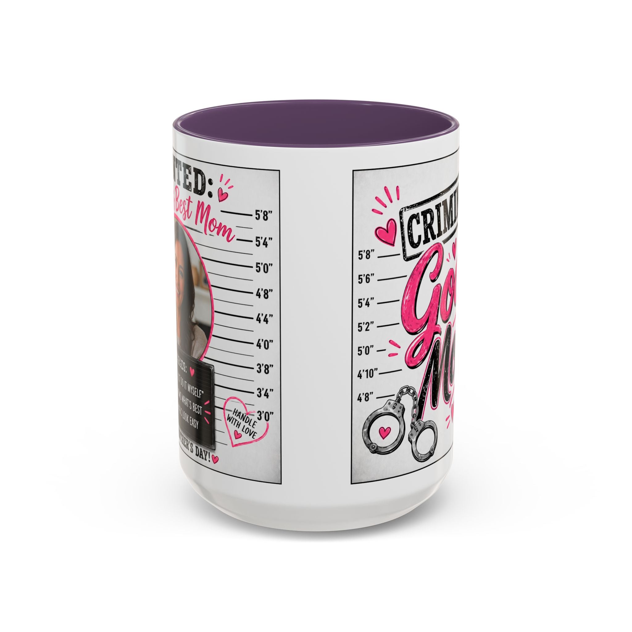 Personalized "Wanted World's Best Mom" Accent Coffee Mug — Custom Photo Mother's Day Gift