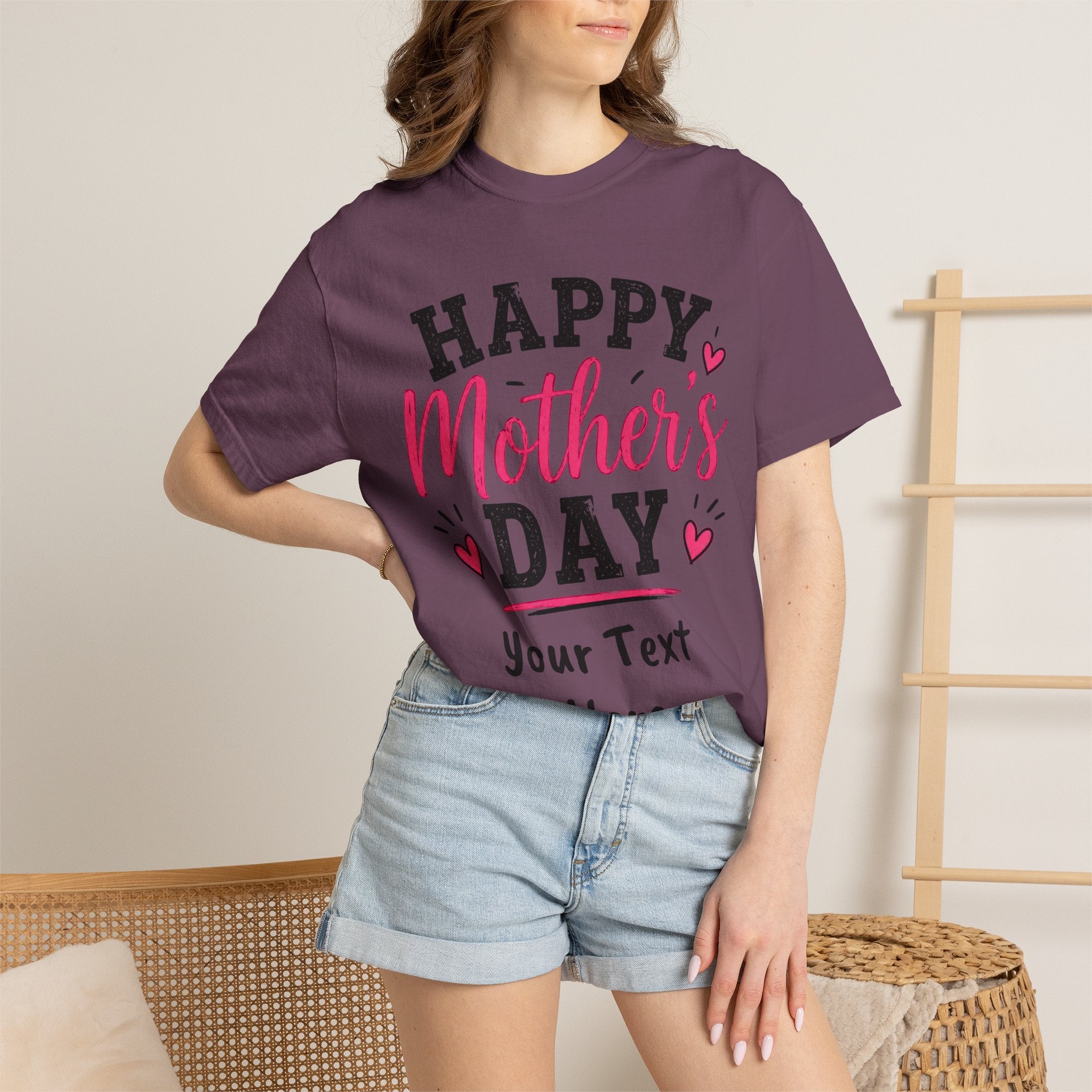 Personalized Text Mother's Day T-Shirt