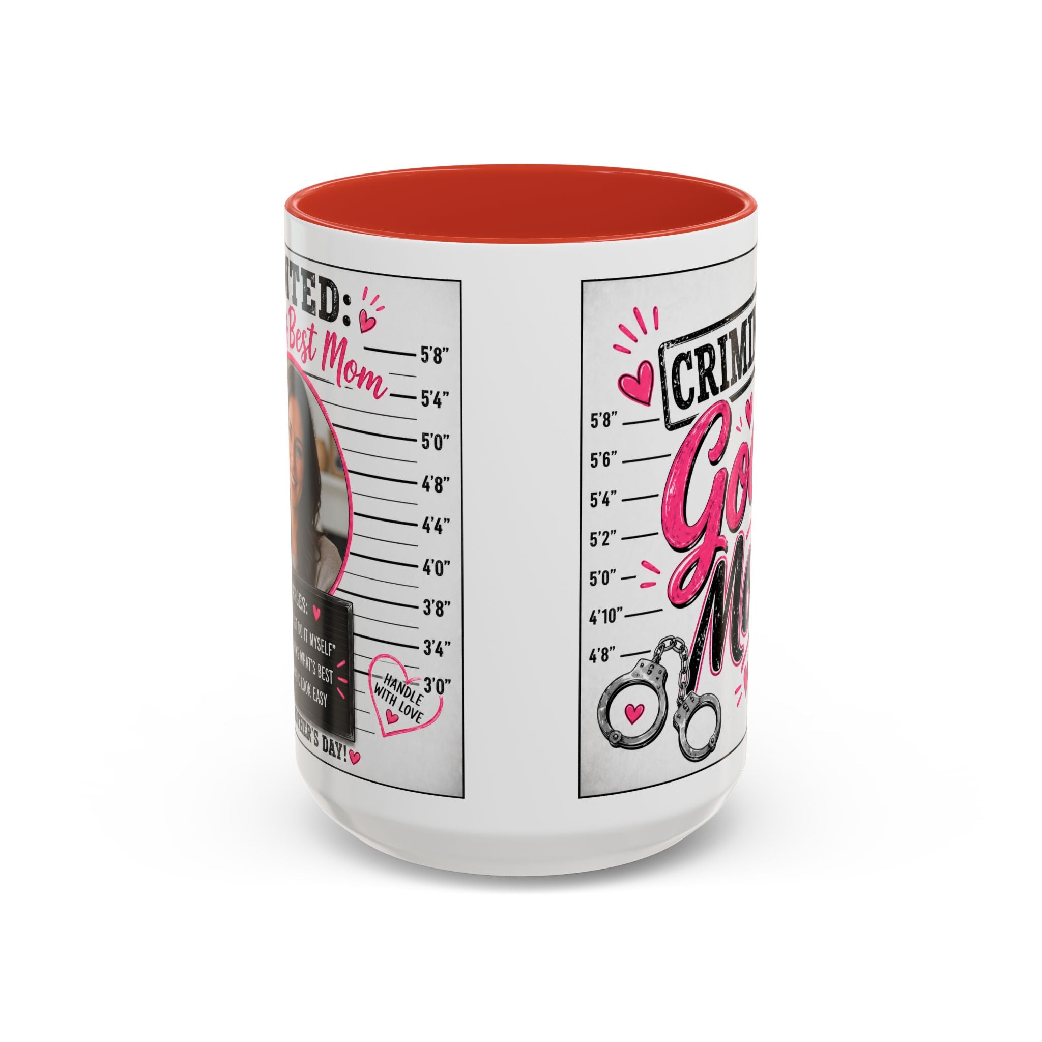 Personalized "Wanted World's Best Mom" Accent Coffee Mug — Custom Photo Mother's Day Gift