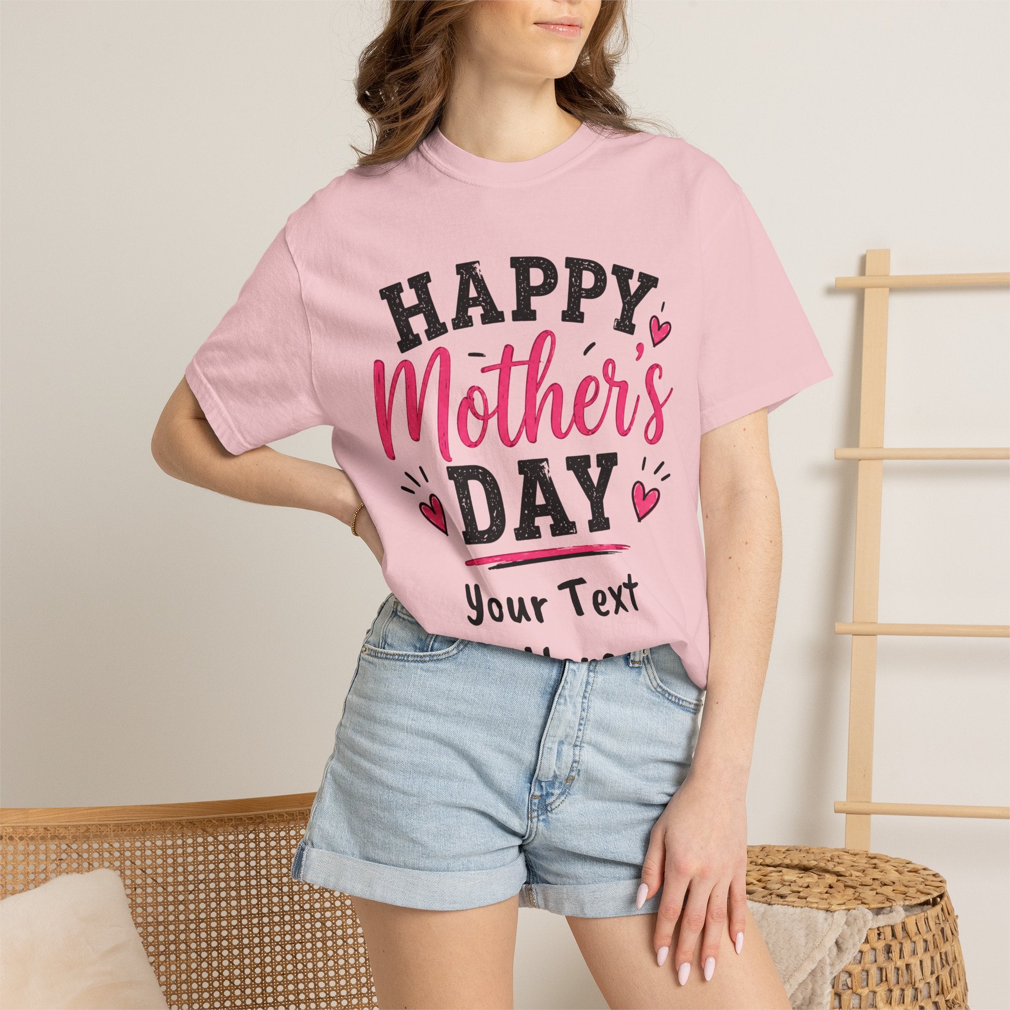 Personalized Text Mother's Day T-Shirt
