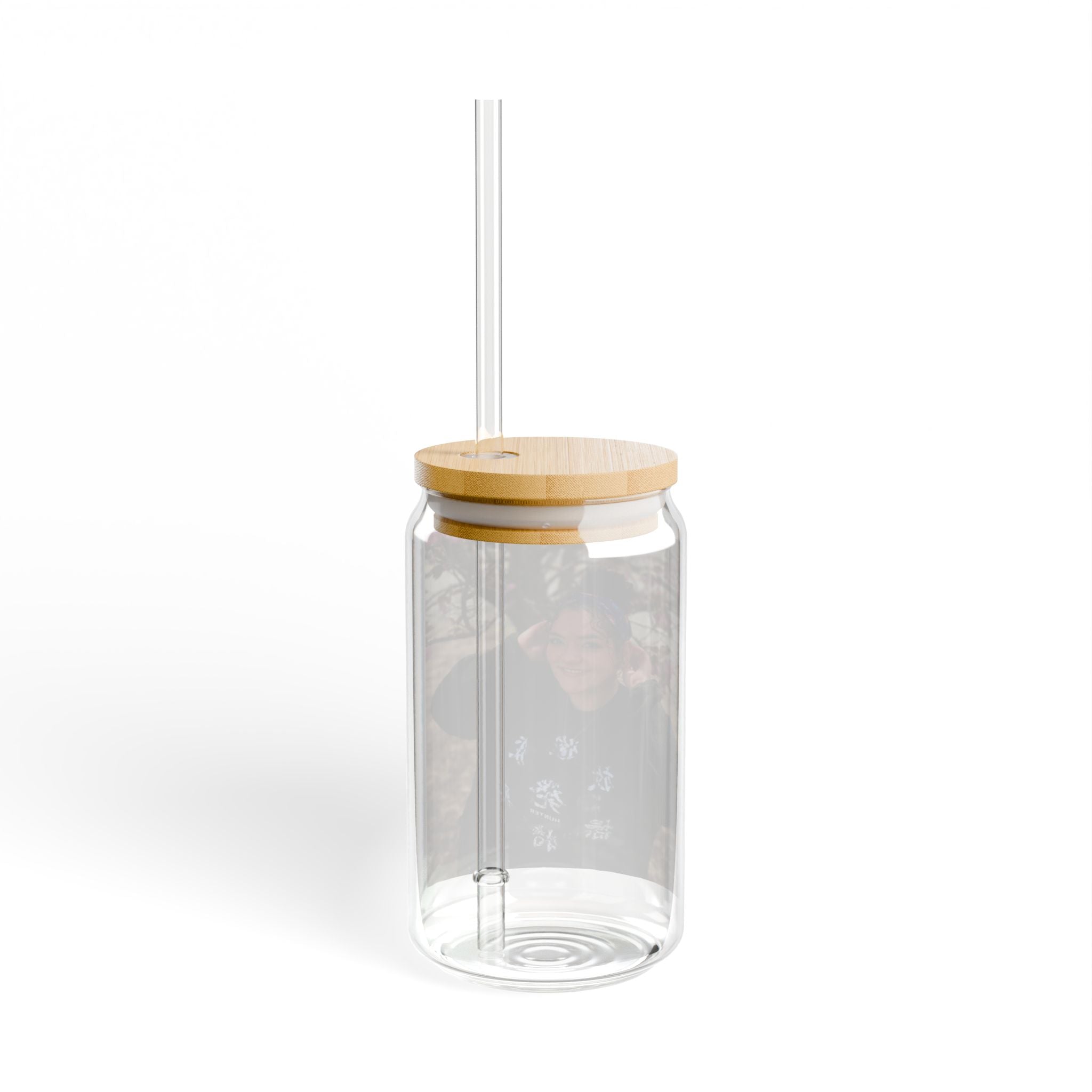 Personalized Photo Sipper Glass, 16oz