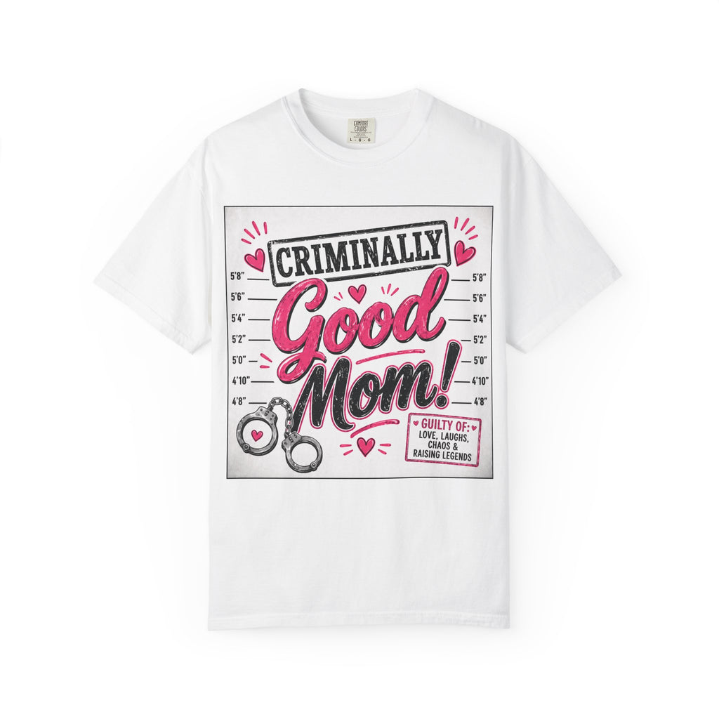Personalized Photo Criminally Good Mom T-Shirt