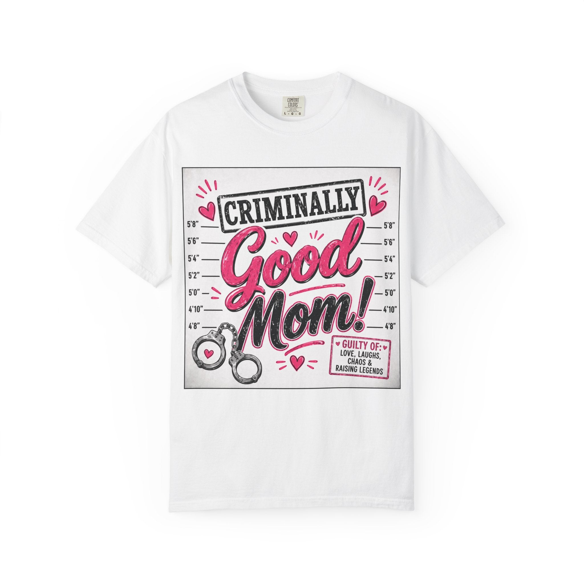Personalized Photo Criminally Good Mom T-Shirt
