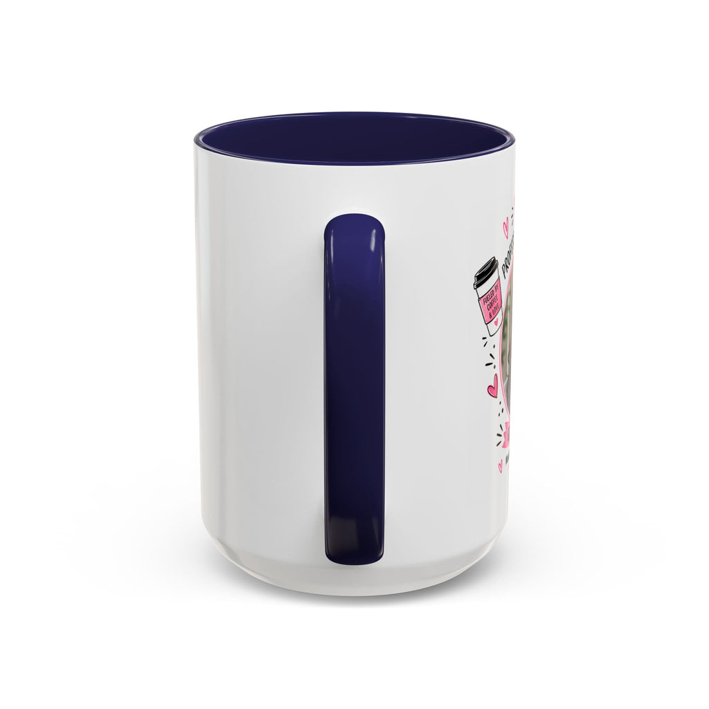 Personalized 'Professional Mom' Accent Coffee Mug — Custom Photo Mother's Day Gift (11/15oz)