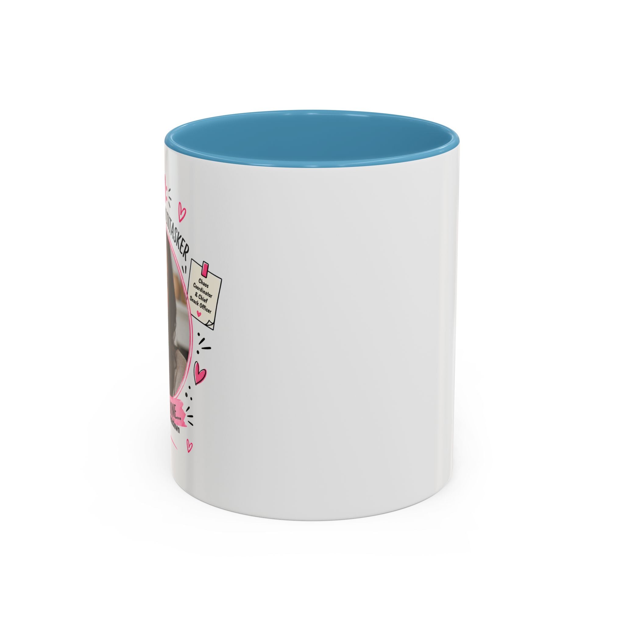 Personalized 'Professional Mom' Accent Coffee Mug — Custom Photo Mother's Day Gift (11/15oz)