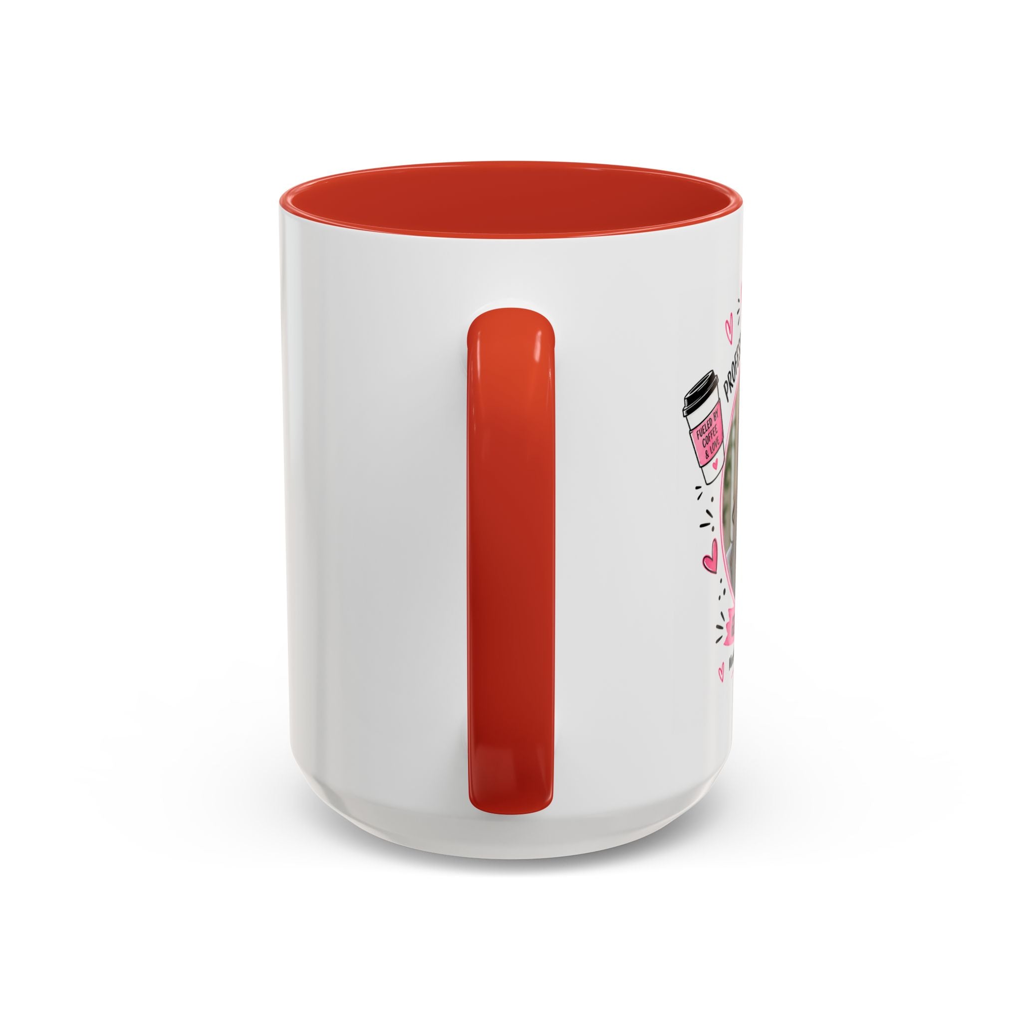 Personalized 'Professional Mom' Accent Coffee Mug — Custom Photo Mother's Day Gift (11/15oz)