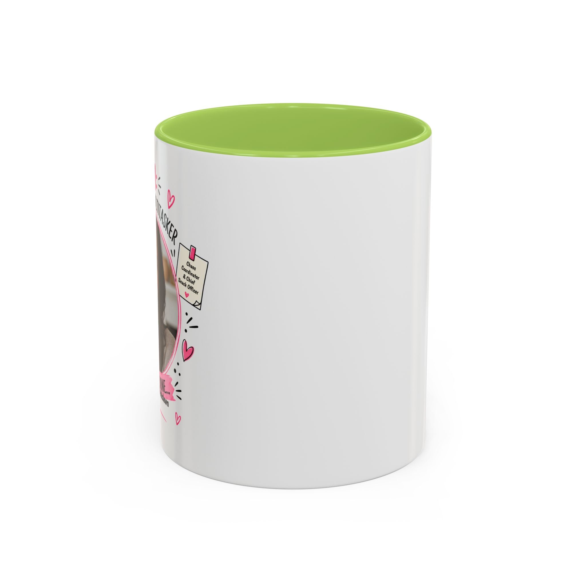 Personalized 'Professional Mom' Accent Coffee Mug — Custom Photo Mother's Day Gift (11/15oz)