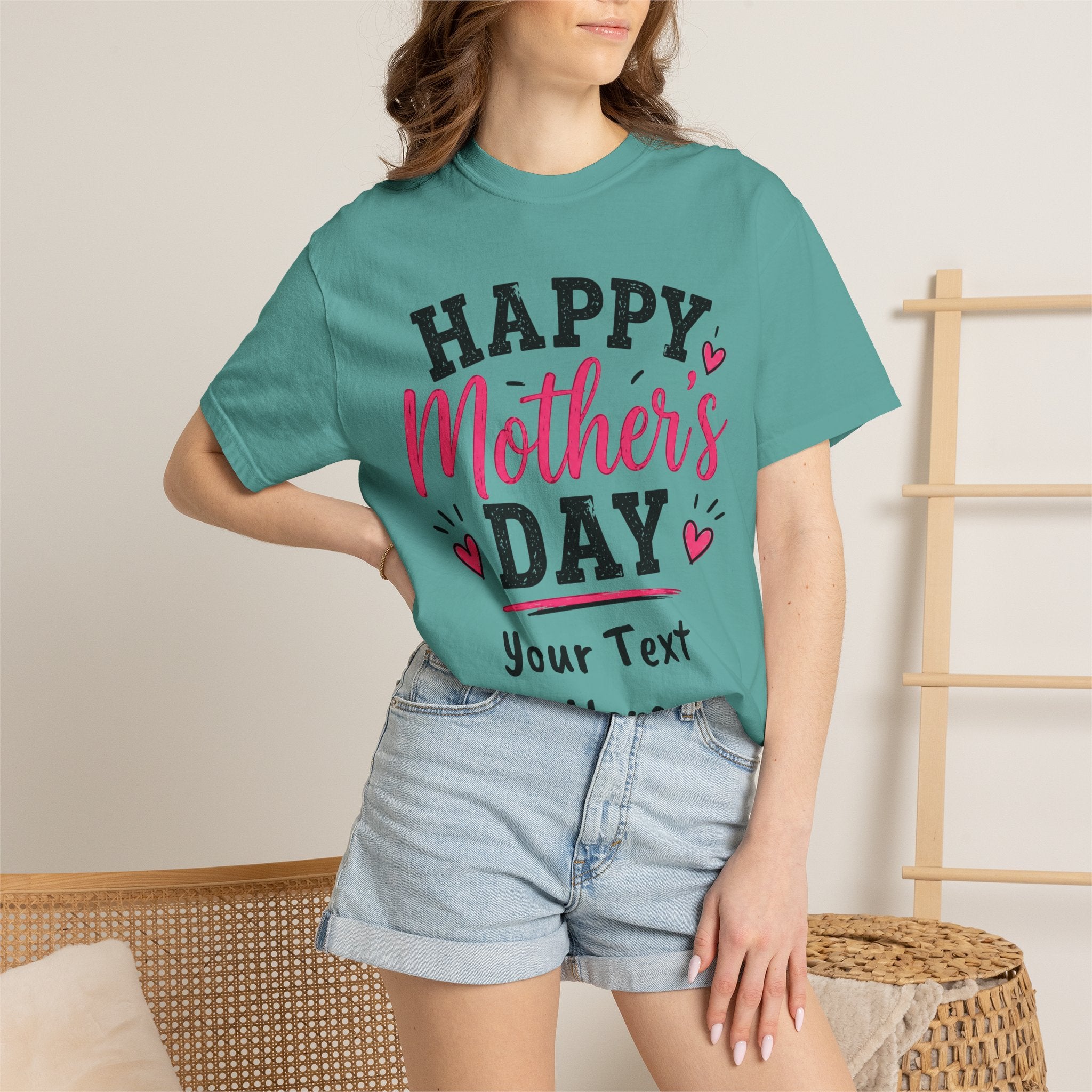 Personalized Text Mother's Day T-Shirt