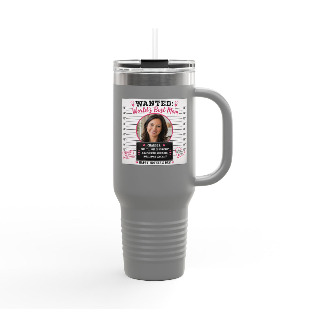 Insulated Travel Mug, 40oz WANTED: Worlds Best Mom