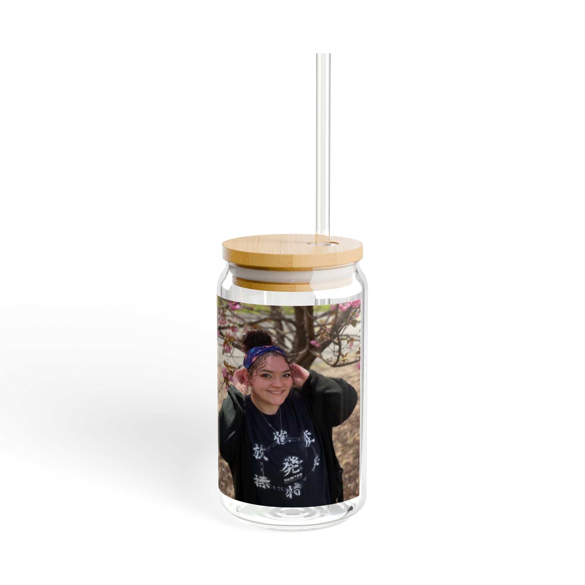 Personalized Photo Sipper Glass, 16oz
